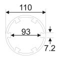 Головка ступичная для оси передней 6Т, d=110мм, L=80мм (MAN TGA, V9-82L-01) JTC-5268 #3