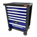 Тележка инструментальная 7 ящиков с 12 ложементами WP285002A WORKPRO (186 предметов) #1