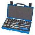 Набор торцевых головок с принадлежностями 1/2", шестигранные, 8-32 мм, 23 предмета KING TONY 4523MRV01 #1
