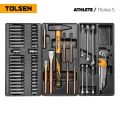 Набор инструментов 189 предметов, "ATHLETE", в черной тележке TOLSEN TT85412 #6