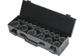 Набор головок ударных 1/2"DR, 38 мм, 17 предметов, 10-36 мм, металлический кейс Airline ATAS061 #1