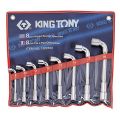 НАБОР ТОРЦЕВЫХ L-ОБРАЗНЫХ КЛЮЧЕЙ, 8-19 ММ, 8 ПРЕДМЕТОВ KING TONY 1808MR #1
