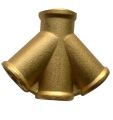 RP208355 Разветвитель с внутренней резьбой на 3 выхода / 4 х 1/2" (5шт.) #1