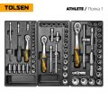 Набор инструментов 189 предметов, "ATHLETE", в черной тележке TOLSEN TT85412 #2