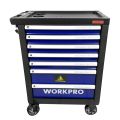 Тележка инструментальная 7 ящиков с 12 ложементами WP285002A WORKPRO (186 предметов) #2