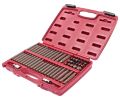 Набор бит 1/2" 3/8" HEX, TORX, SPLINE, RIBE 6-ти гранных 2 держателя 58 предметов в кейсе JTC-3509 #1