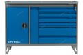 Верстак слесарный двухтумбовый, 7 синих ящиков NW217 7012/5005 #3