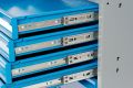 Верстак слесарный двухтумбовый, 7 синих ящиков NW217 7012/5005 #7