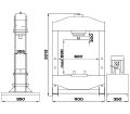 Пресс гидравлический 100 тонн с электроприводом, TS0502-3 #2