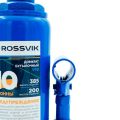 Домкрат бутылочный ROSSVIK V10, г/п 10,0 т, 200-385 мм, синий #3