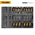 Набор инструментов "BOXER" в черной тележке, 157 предметов TOLSEN TT85415 #4