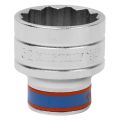ГОЛОВКА ТОРЦЕВАЯ СТАНДАРТНАЯ ДВЕНАДЦАТИГРАННАЯ 1/2", 32 ММ KING TONY 433032M #1