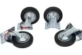 Комплект колес (4 шт - 2 поворотных/2неповоротных; 160 мм) RUSKLAD 160 компл #1