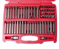 Набор бит 1/2" 3/8" HEX, TORX, SPLINE, RIBE 6-ти гранных 2 держателя 58 предметов в кейсе JTC-3509 #2