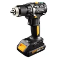 Дрель-шуруповерт аккумуляторная PRO 13 мм, 20В, 2*2Ач, 55Нм RUNTEC RT-ID221 #1