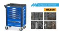 Тележка NORDBERG 7 выдвижных ящиков с набором инструментов TOLSEN BOXER, 157 предметов T7P(B)+TT85415-157 #1