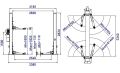 Подъемник автомобильный двухстоечный TS-4MR. г/п 4 т, съем-ручка #8