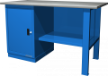 Верстак слесарный, однотумбовый, оцинкованная столешница, синий FERRUM 01.100G-5015 #1