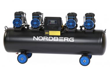 Компрессор безмасляный 380 В, ресивер 200 л, 1000 л/мин NCEO200/1000