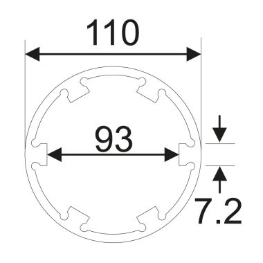 Головка ступичная для оси передней 6Т, d=110мм, L=80мм (MAN TGA, V9-82L-01) JTC-5268 #3