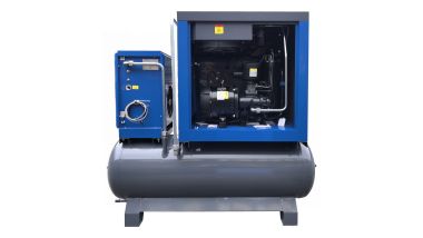 Компрессор винтовой, 11 кВт, 10 бар, 1550 л/мин, ресивер 410 л, осушитель NCB15RD #4