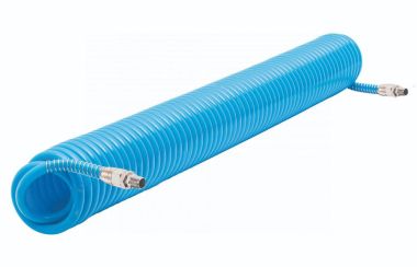 Шланг воздушный спиральный ПУ Ø 10х14 мм, 15 м HS1015PU