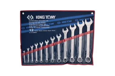 Набор комбинированных ключей, 6-32 мм, 12 предметов KING TONY 1212MR01 #1