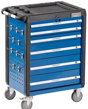 Тележка инструментальная, 6 выдвижных ящиков, синяя T6N(B) #2