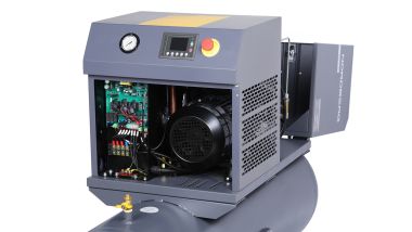 Компрессор винтовой, 5,5 кВт, 10 бар, 660 л/мин, ресивер 230 л NCF7,5R #9