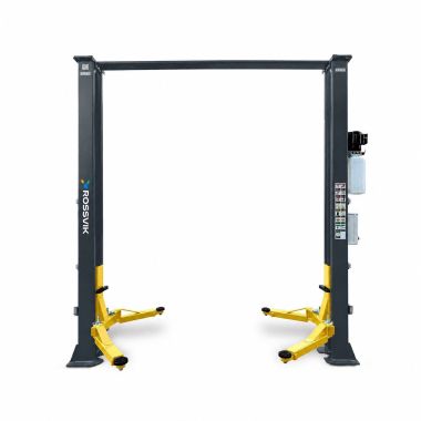 Автоподъемник двухстоечный ROSSVIK V2-4LB г/п 4.0т, 380В, эл.стопор, с верхней синхронизацией. Серый