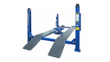 Подъемник четырехстоечный 5 т, c ручной траверсой 3 т N433, для сход-развала, электростопоры 4450J_EB(M)