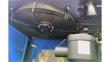 Компрессор винтовой, 11 кВт, 10 бар, 1550 л/мин, ресивер 410 л, осушитель NCB15RD #11
