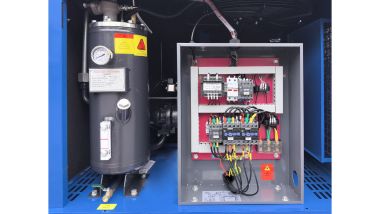 Компрессор винтовой, 11 кВт, 10 бар, 1550 л/мин, ресивер 410 л, осушитель NCB15RD #9