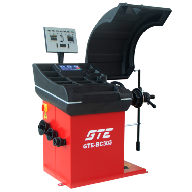 Стенд балансировочный с ручным вводом параметров и LED панелью управления 220В, (10" - 30") с измерителем ширины колеса GTE-BC303 #3