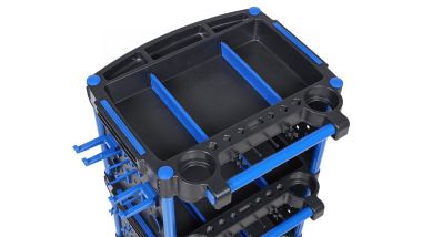 Тележка инструментальная, 3 пластиковые полки, синяя T32B #9