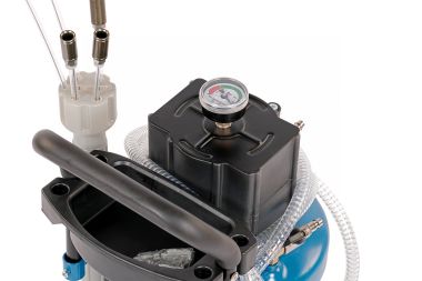 Установка для сбора масла пневматическая, 30 л, синяя 2330B #5