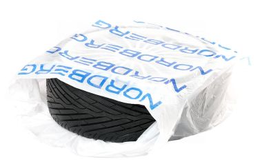 Пакеты для шин ПНД 110х110 см, 15 мкм, белые с логотипом NORDBERG, 100 шт. Артикул: NTSB1115W #3