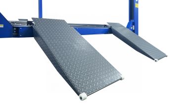 Подъемник четырехстоечный 5 т, c ручной траверсой 3 т N433, для сход-развала, электростопоры 4450J_EB(M) #3