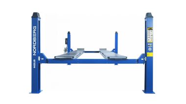 Подъемник четырехстоечный 5 т, c ручной траверсой 3 т N433, для сход-развала, электростопоры 4450J_EB(M) #7