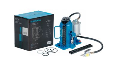 Домкрат бутылочный пневмогидравлический, 20 т N31320