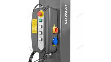 Подъемник двухстоечный 5 т, нижняя синхронизация, с электростопорами, 380 В, серый N4122AE-5G_380 #8