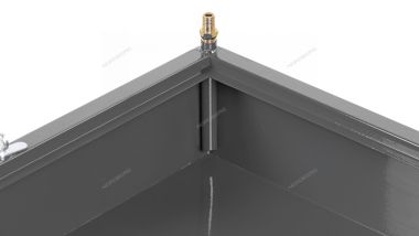Емкость для сбора масла на колесах, 95 л, серая NO2395(G) #8