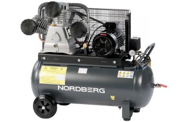 Компрессор поршневой с ременной передачей 380 В, ресивер 100 л, 950 л/мин NCP100/950 #4