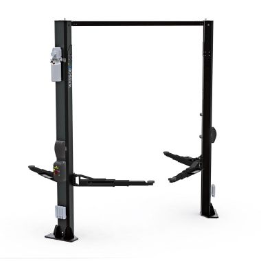 Автоподъемник двухстоечный ROSSVIK PRO V2-5.5L г/п 5.5т, 380В, с верхней синхронизацией. Серый