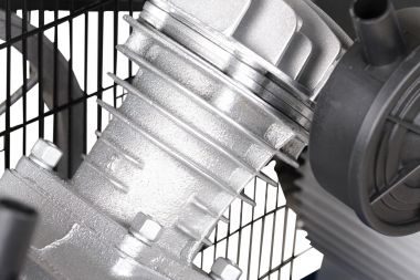 Компрессор двухпоршневый, ременной, чугунная головка, 220 В, ресивер 100 л, 320 л/мин NCE100/360 #4