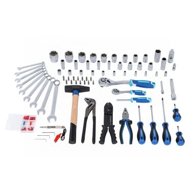 Набор инструментов, 100 предметов, 1/2", 1/4" 2496100C #5