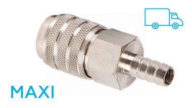 Разъем "мама" МАКСИ быстросъемный - елочка Ø 12 мм NPF12M