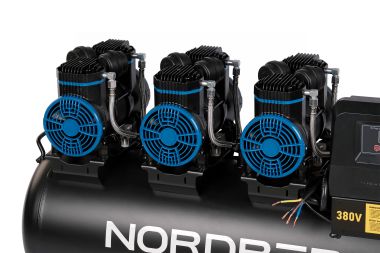 Компрессор безмасляный 380 В, ресивер 100 л, 750 л/мин NCEO100/750 #4