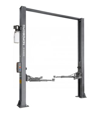 Подъемник двухстоечный 4 т, верхняя синхронизация, с электростопорами, H=4 м, 380 В, серый N4120H1E-4G_3+2_380 #2