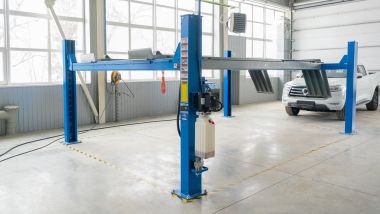 Подъемник четырехстоечный 6,5 т, для сход-развала, синий 4465B #8